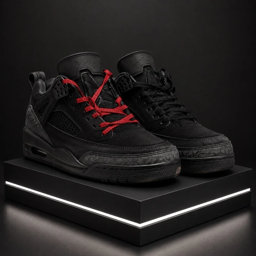 Nike Air Jordan Spizike Low Black Cat Mens Retro Basketball Men 10.5 FQ1759-001